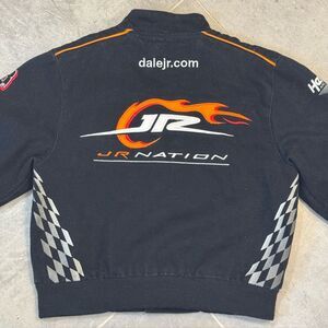 JR Nation NASCAR Dale Earnhardt Jr. Kids Racing Jacket Size 5 Black Youth Coat